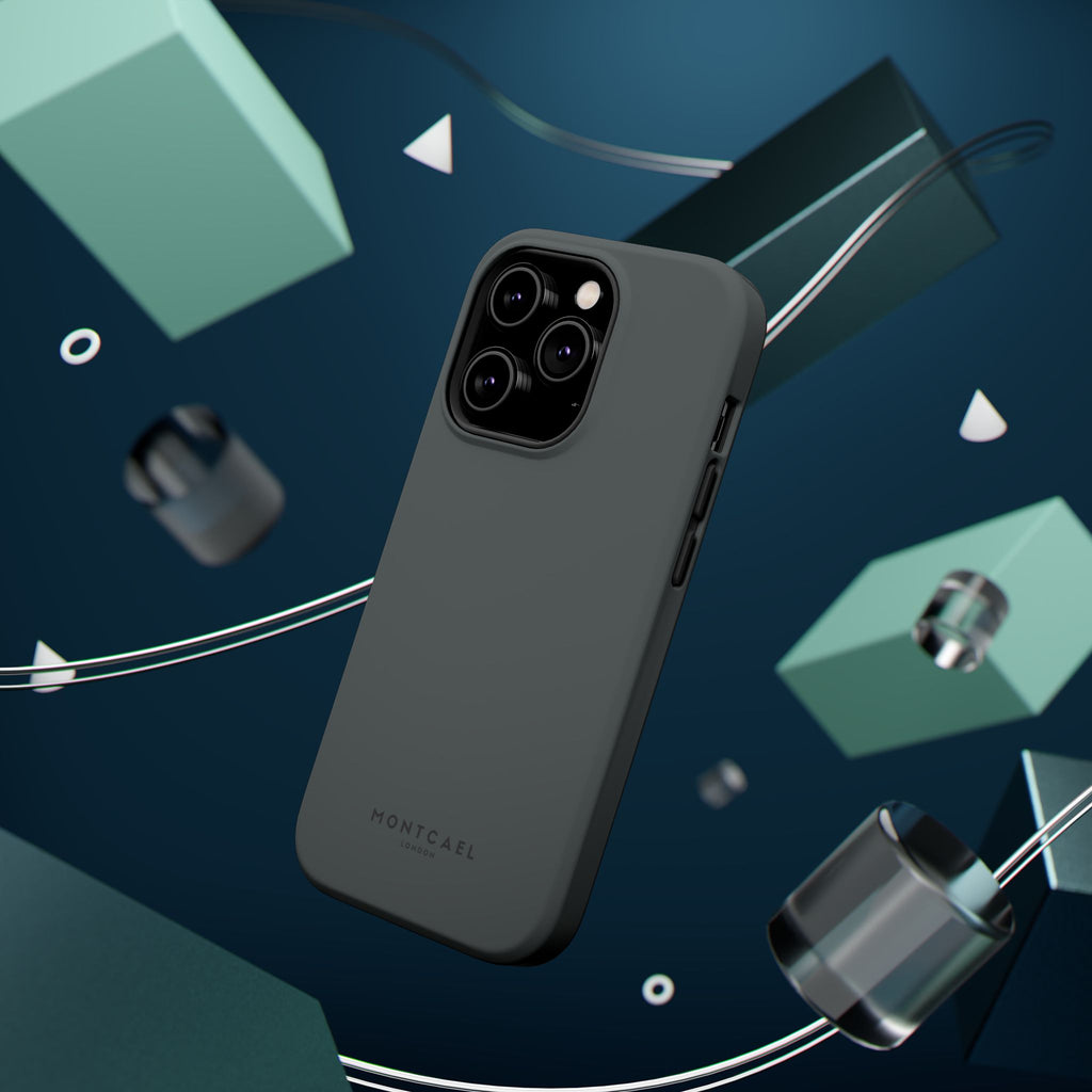 Dark Grey — Magnetic Impact-Resistant Phone Case — Slim Shockproof MagSafe-Compatible (Compatible with iPhone and Samsung only)