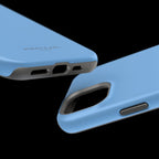 Light Blue — Magnetic Impact-Resistant Phone Case — Slim Shockproof MagSafe-Compatible (Compatible with iPhone and Samsung only)