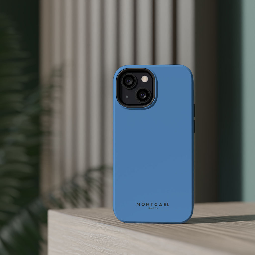 Light Blue — Magnetic Impact-Resistant Phone Case — Slim Shockproof MagSafe-Compatible (Compatible with iPhone and Samsung only)