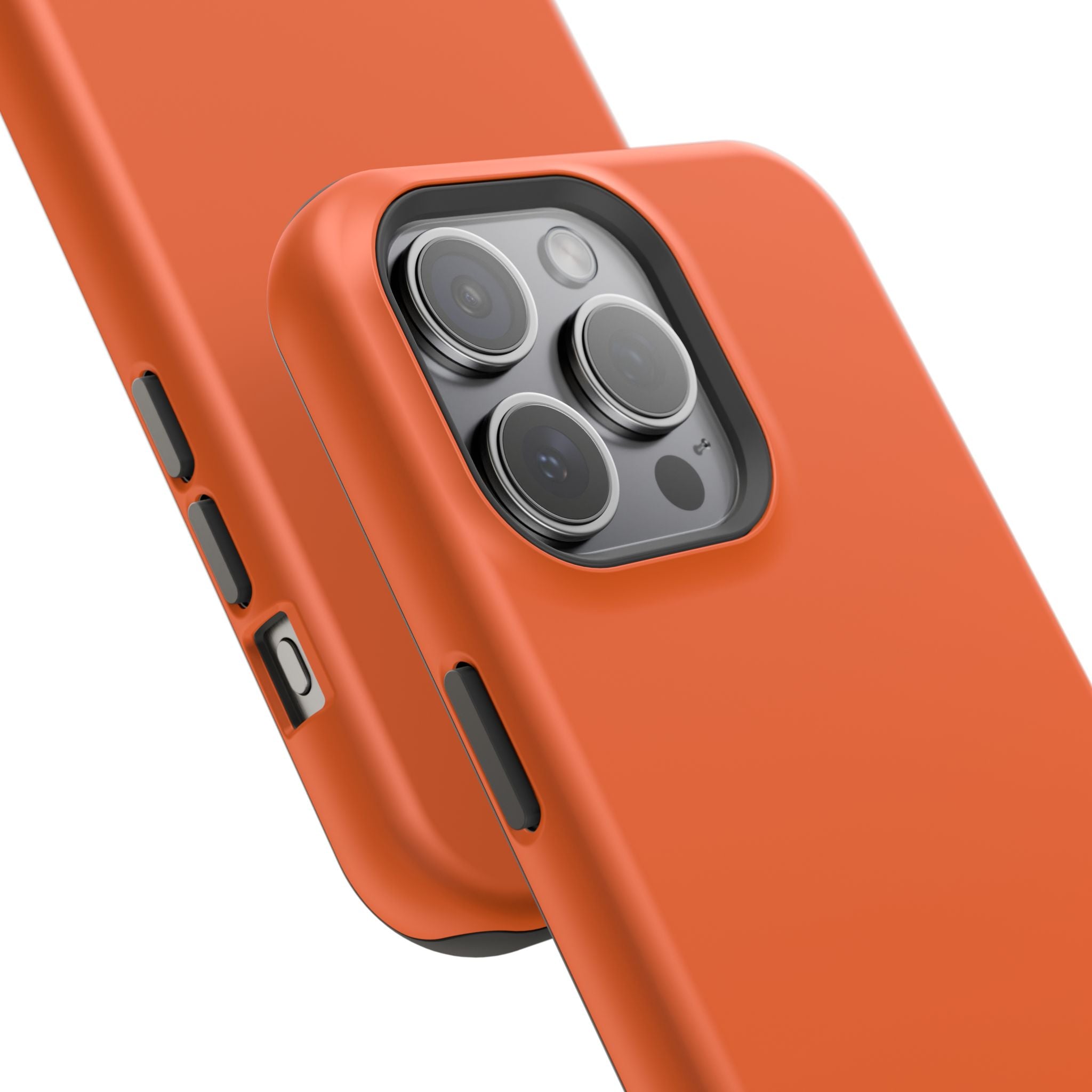 Orange — Magnetic Impact-Resistant Phone Case — Slim Shockproof MagSafe-Compatible (Compatible with iPhone and Samsung only)