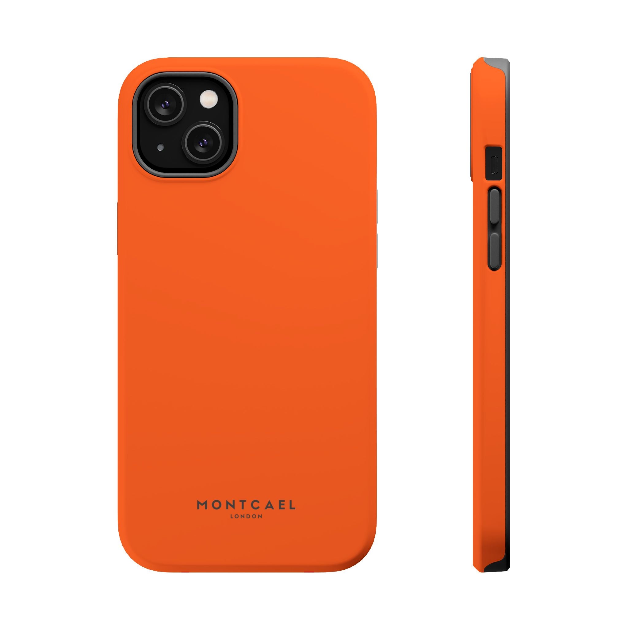Orange — Magnetic Impact-Resistant Phone Case — Slim Shockproof MagSafe-Compatible (Compatible with iPhone and Samsung only)