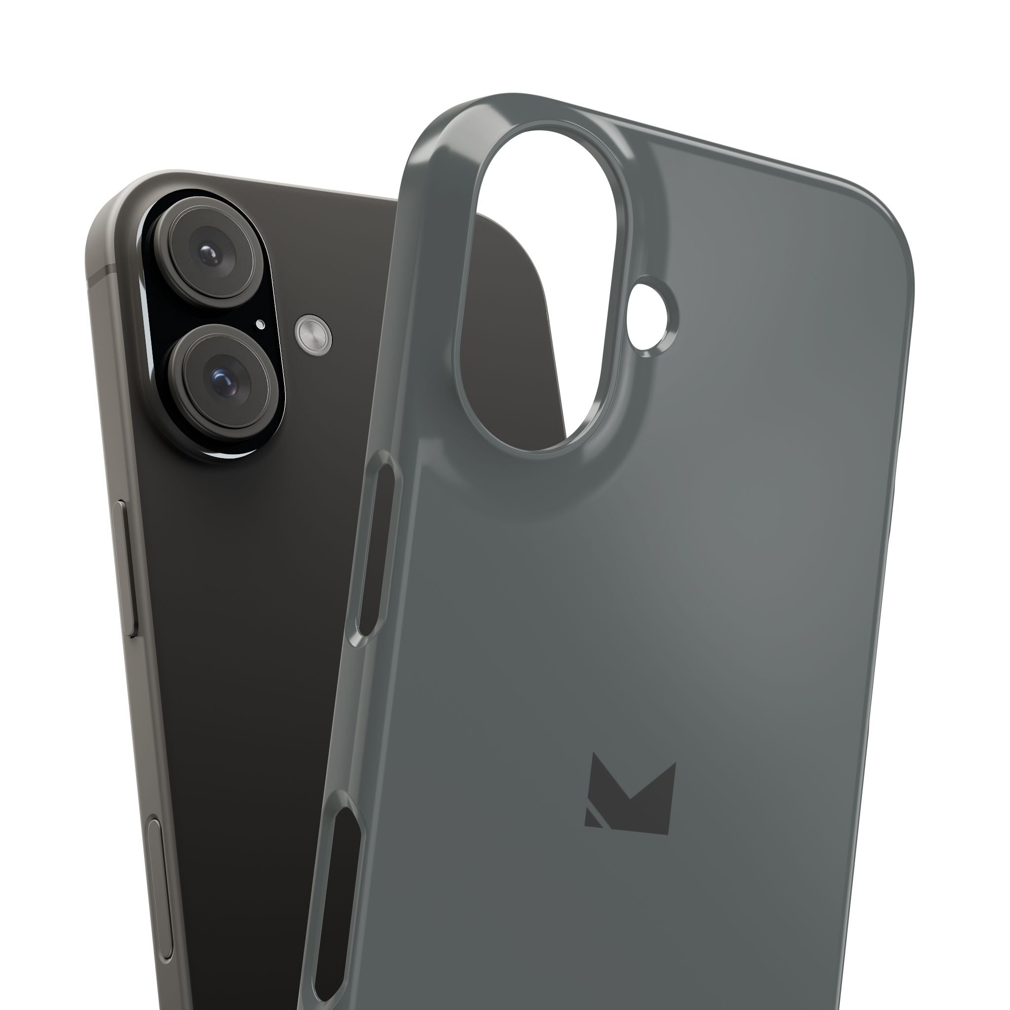 Dark Grey — Slim Matte Protective Phone Case (Compatible with iPhone only)