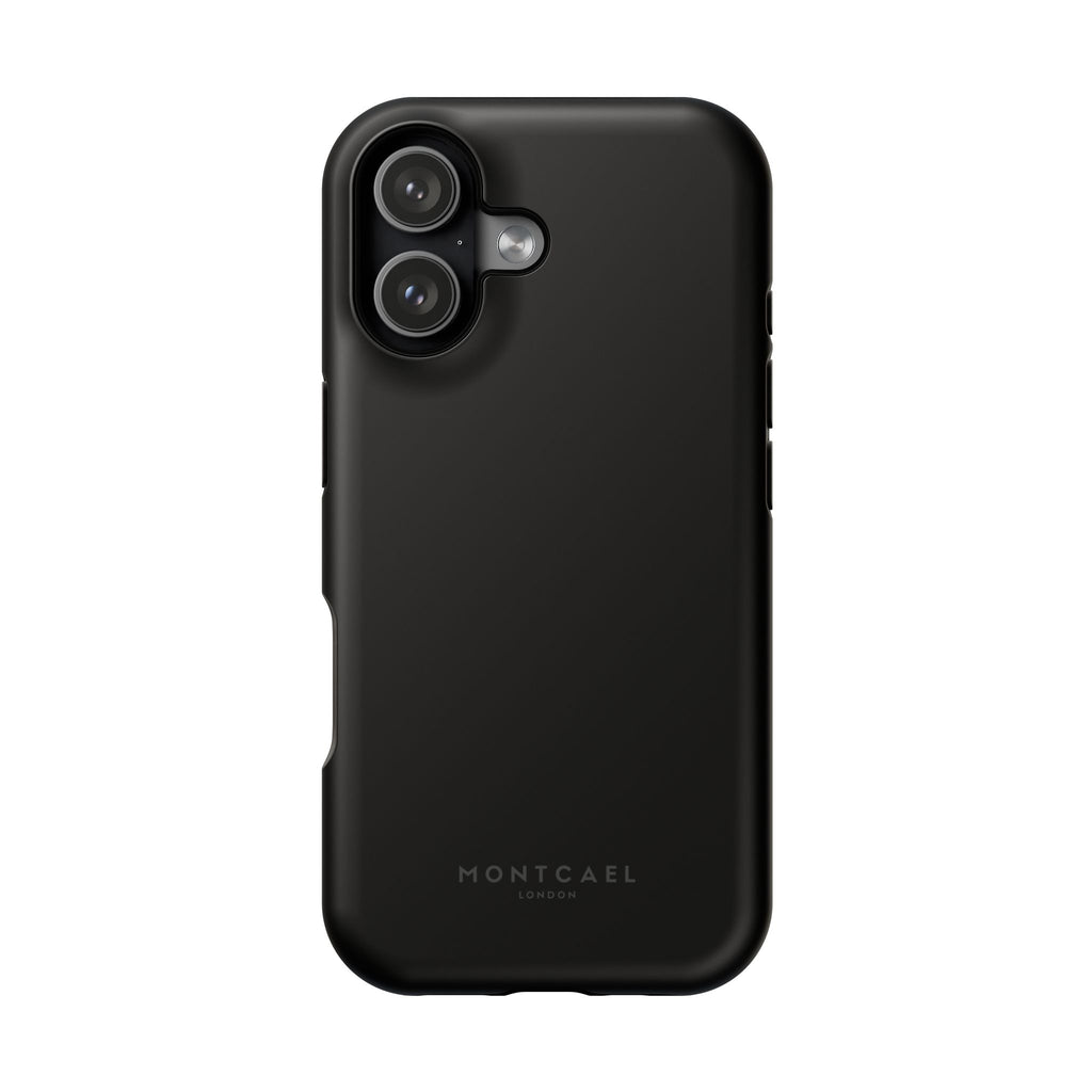 Black — Magnetic Impact-Resistant Phone Case — Slim Shockproof MagSafe-Compatible (Compatible with iPhone and Samsung only)