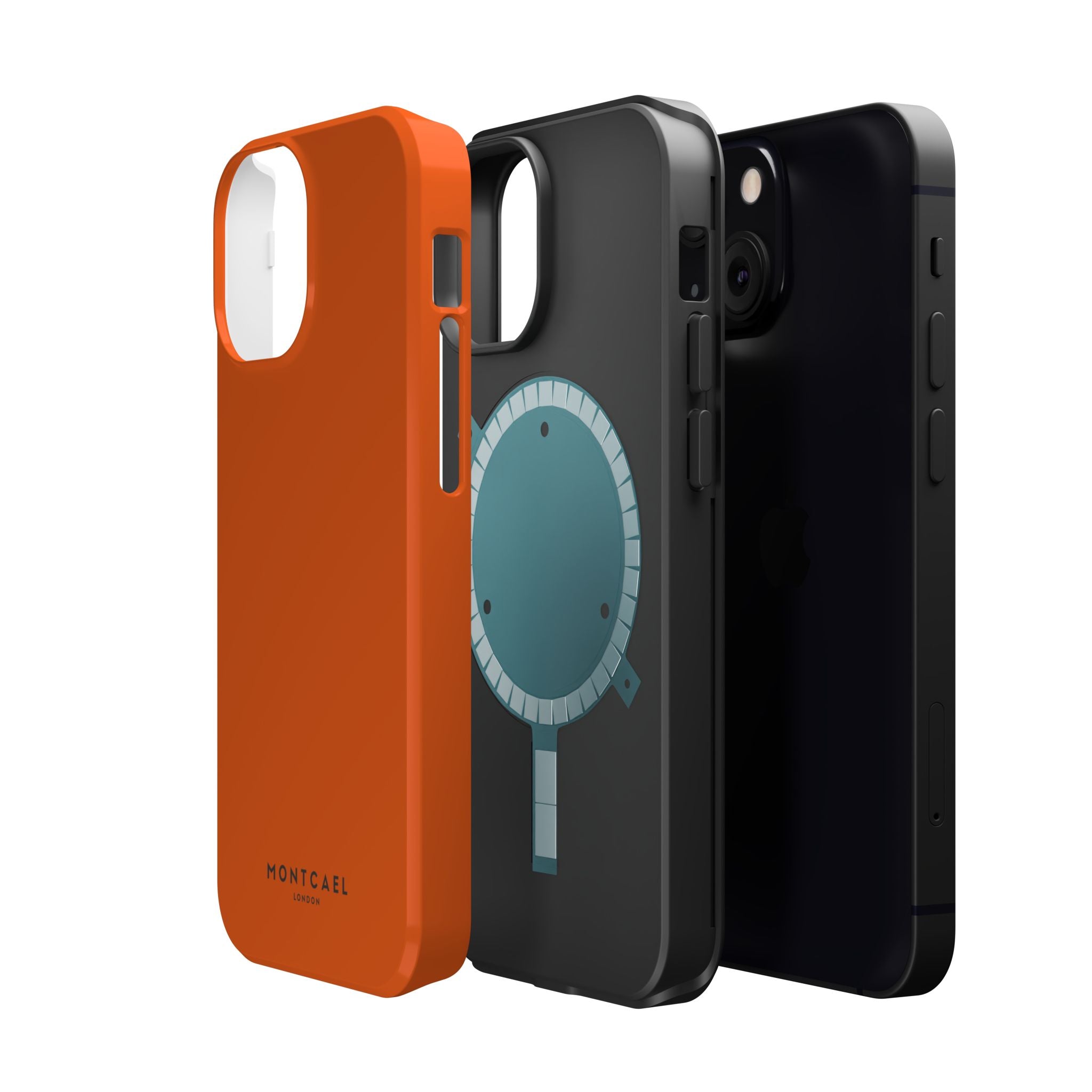 Orange — Magnetic Impact-Resistant Phone Case — Slim Shockproof MagSafe-Compatible (Compatible with iPhone and Samsung only)
