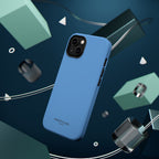 Light Blue — Magnetic Impact-Resistant Phone Case — Slim Shockproof MagSafe-Compatible (Compatible with iPhone and Samsung only)