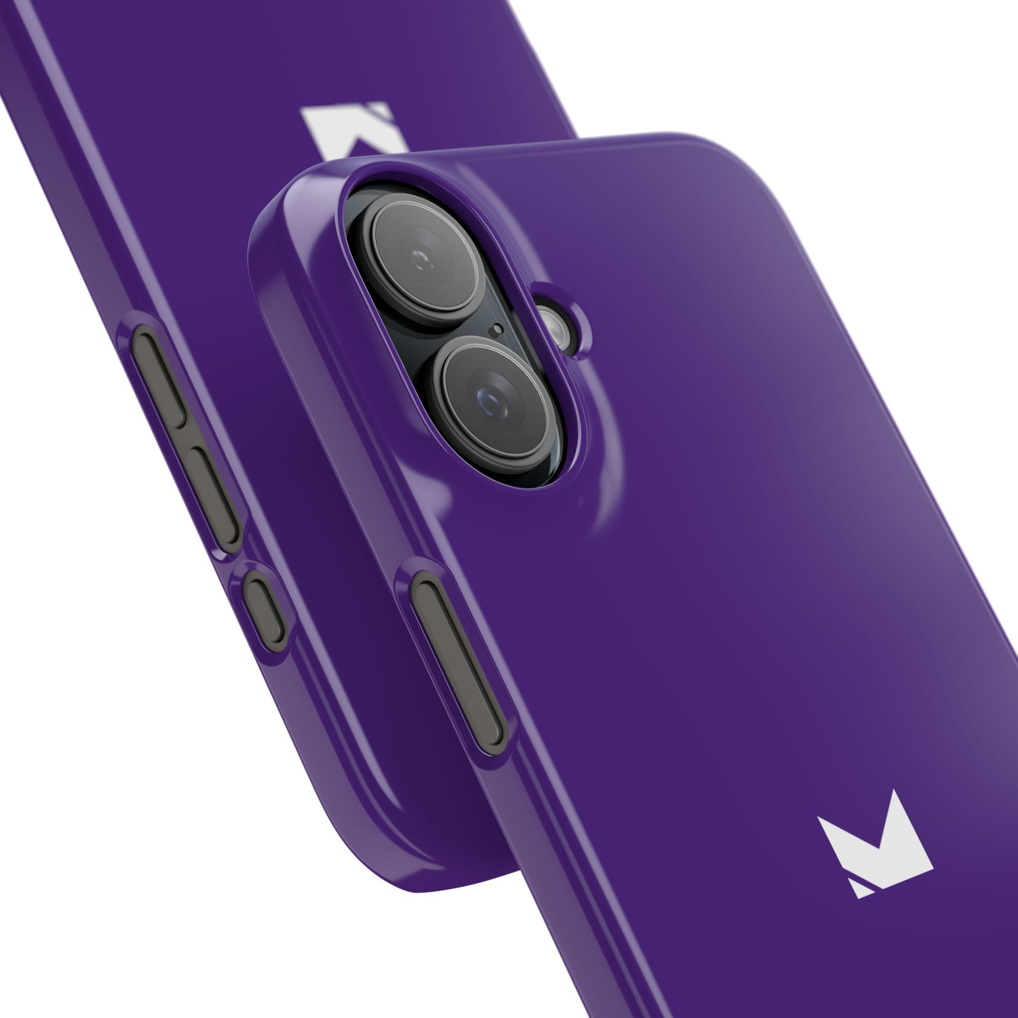 Purple — Slim Matte Protective Phone Case (Compatible with iPhone only)