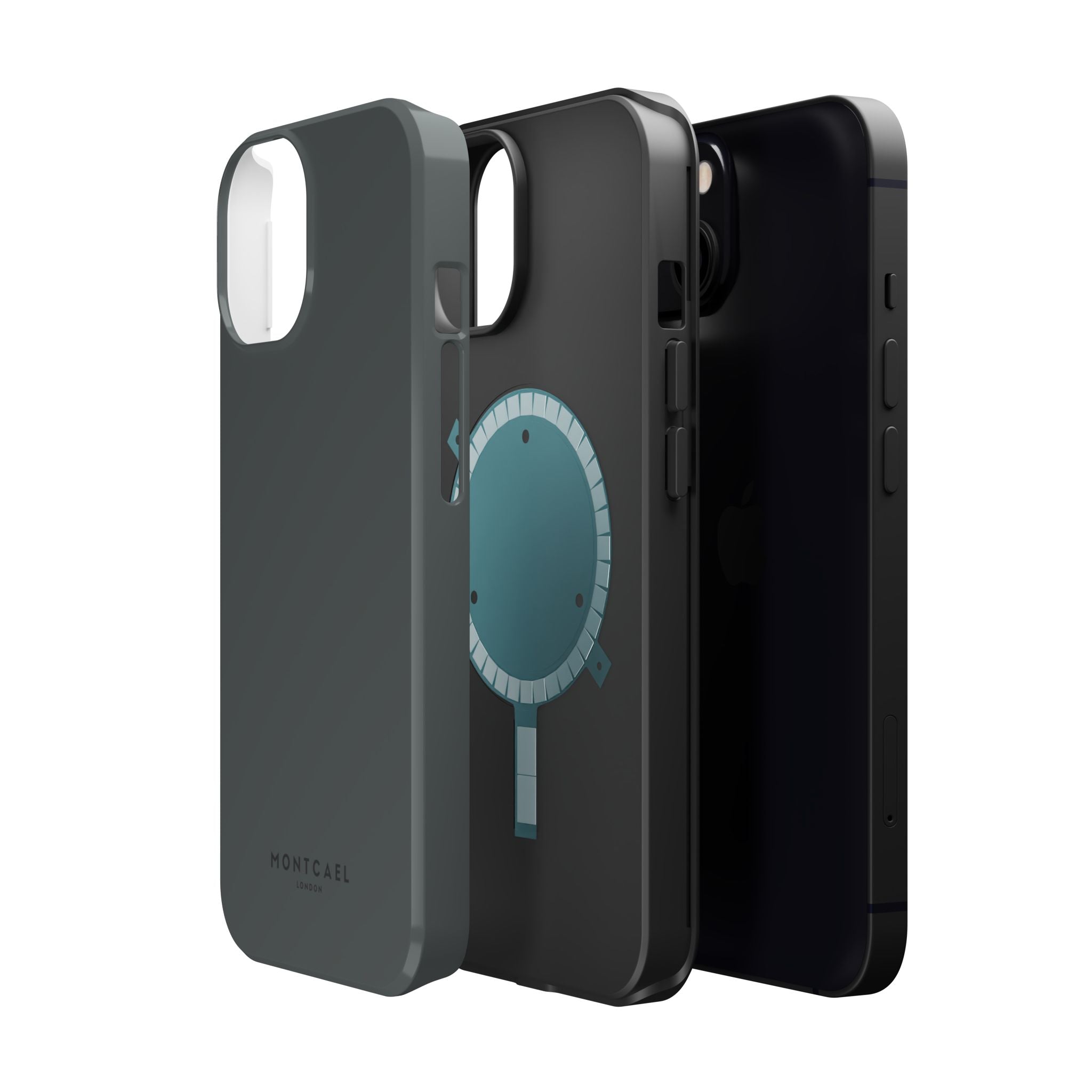 Dark Grey — Magnetic Impact-Resistant Phone Case — Slim Shockproof MagSafe-Compatible (Compatible with iPhone and Samsung only)