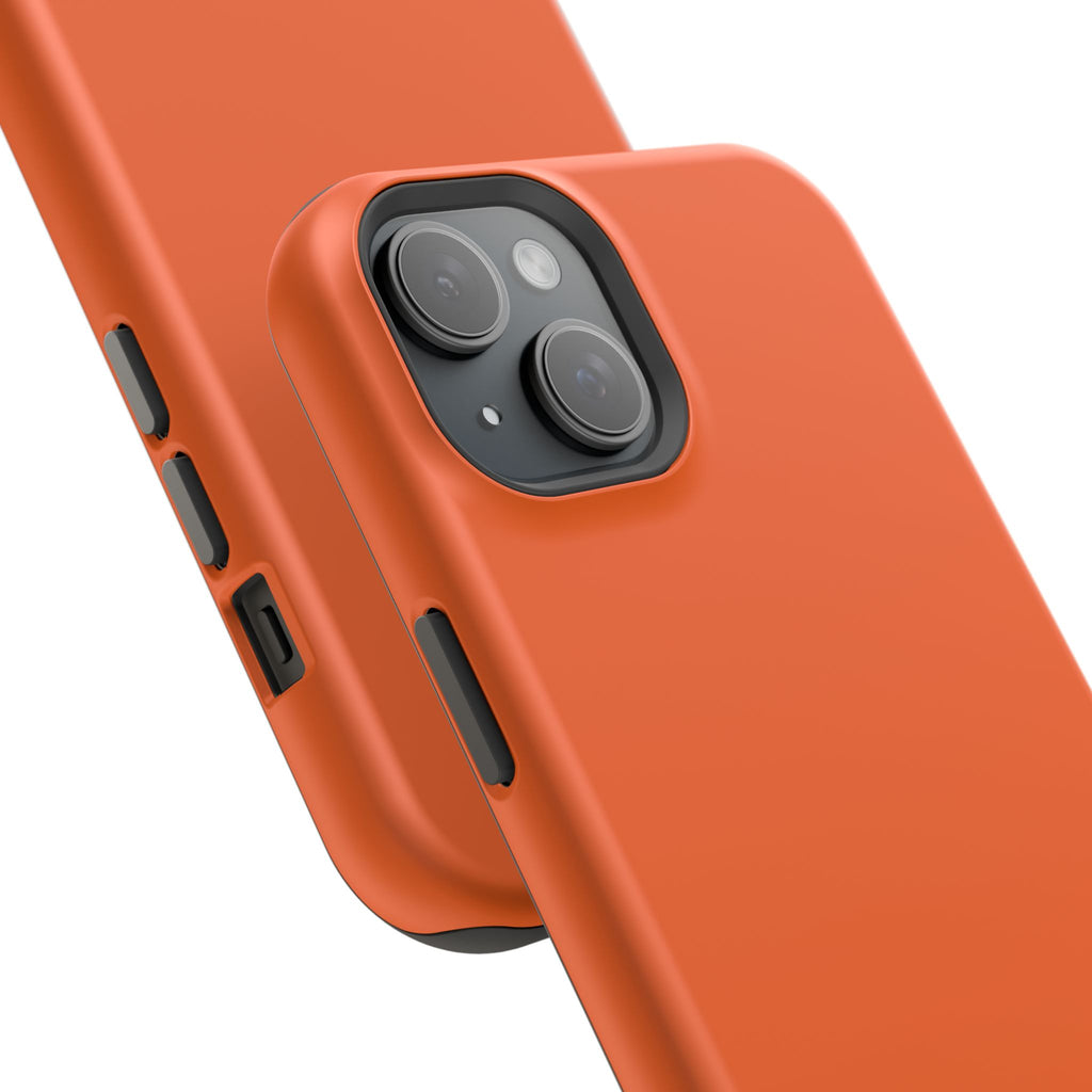 Orange — Magnetic Impact-Resistant Phone Case — Slim Shockproof MagSafe-Compatible (Compatible with iPhone and Samsung only)