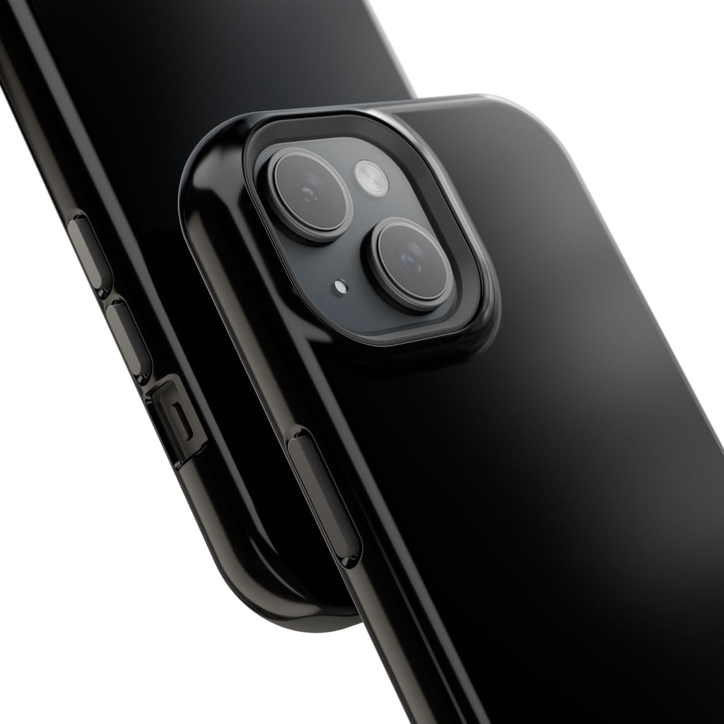 Black — Magnetic Impact-Resistant Phone Case — Slim Shockproof MagSafe-Compatible (Compatible with iPhone and Samsung only)
