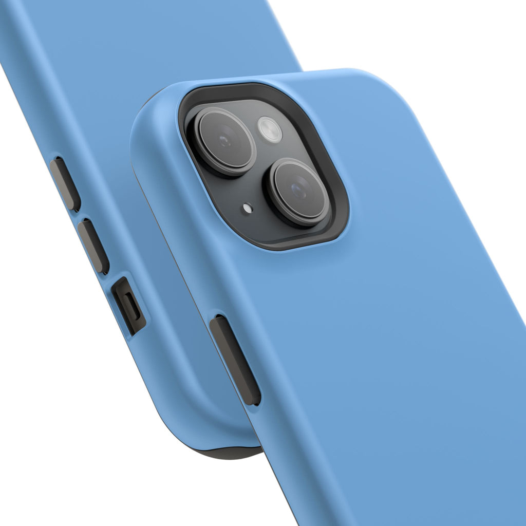 Light Blue — Magnetic Impact-Resistant Phone Case — Slim Shockproof MagSafe-Compatible (Compatible with iPhone and Samsung only)