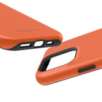 Orange — Magnetic Impact-Resistant Phone Case — Slim Shockproof MagSafe-Compatible (Compatible with iPhone and Samsung only)