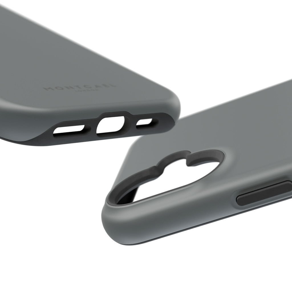 Dark Grey — Magnetic Impact-Resistant Phone Case — Slim Shockproof MagSafe-Compatible (Compatible with iPhone and Samsung only)