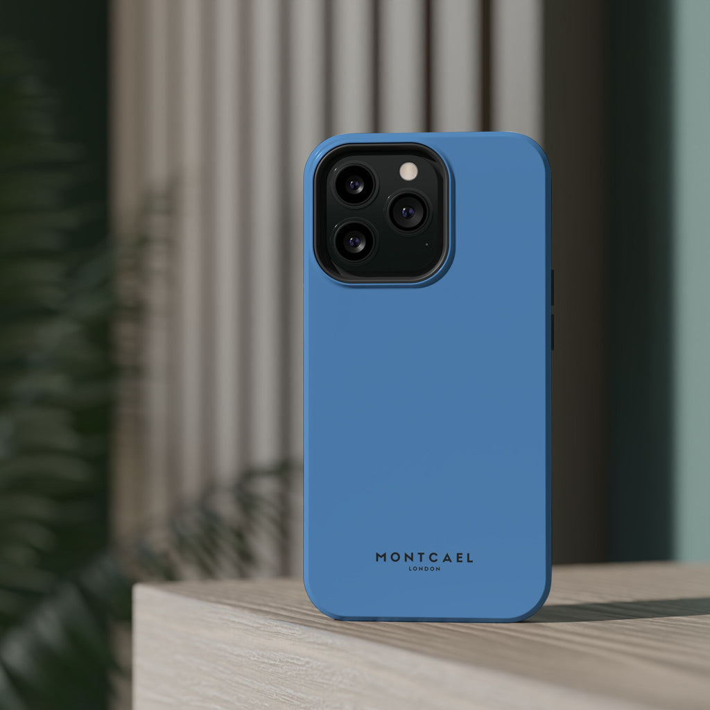 Light Blue — Magnetic Impact-Resistant Phone Case — Slim Shockproof MagSafe-Compatible (Compatible with iPhone and Samsung only)