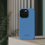 Light Blue — Magnetic Impact-Resistant Phone Case — Slim Shockproof MagSafe-Compatible (Compatible with iPhone and Samsung only)