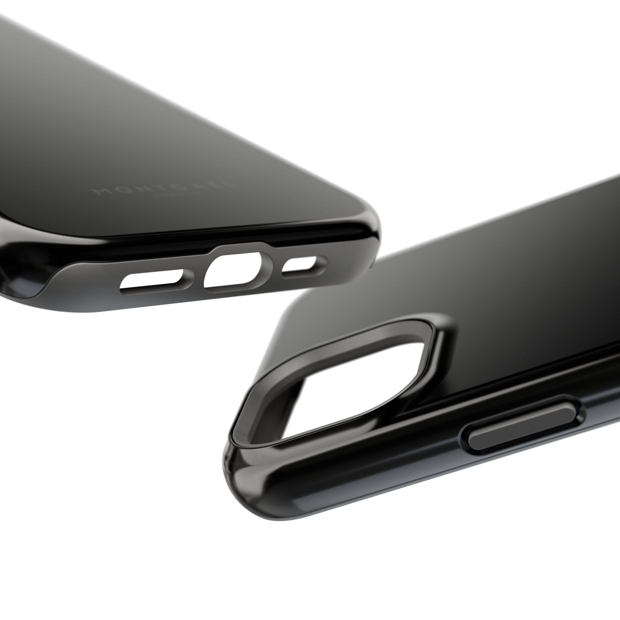 Black — Magnetic Impact-Resistant Phone Case — Slim Shockproof MagSafe-Compatible (Compatible with iPhone and Samsung only)