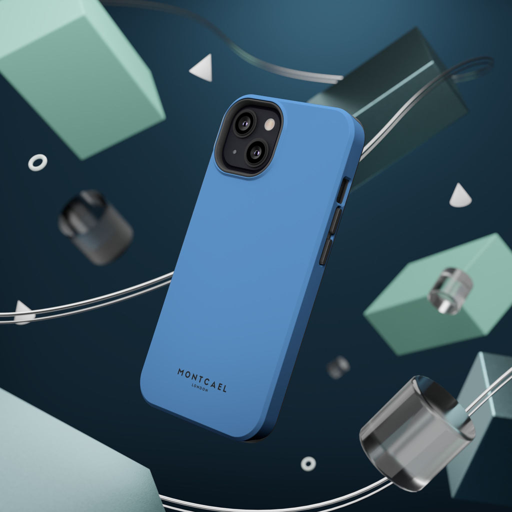 Light Blue — Magnetic Impact-Resistant Phone Case — Slim Shockproof MagSafe-Compatible (Compatible with iPhone and Samsung only)