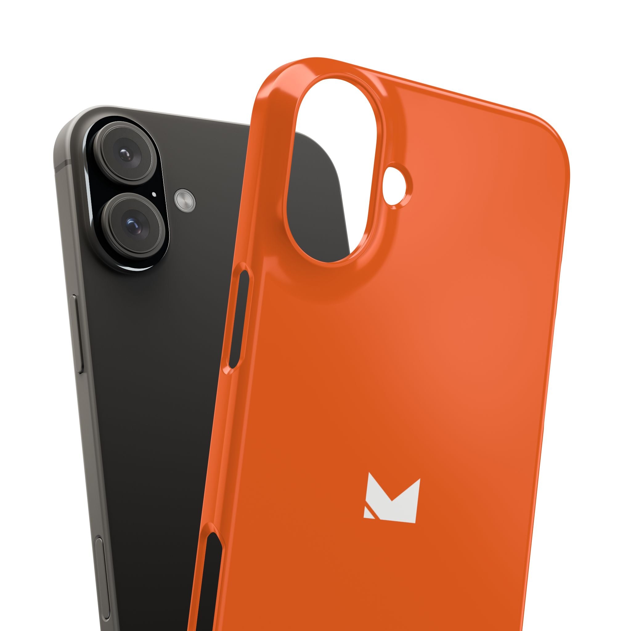 Orange — Slim Matte Protective Phone Case (Compatible with iPhone only)