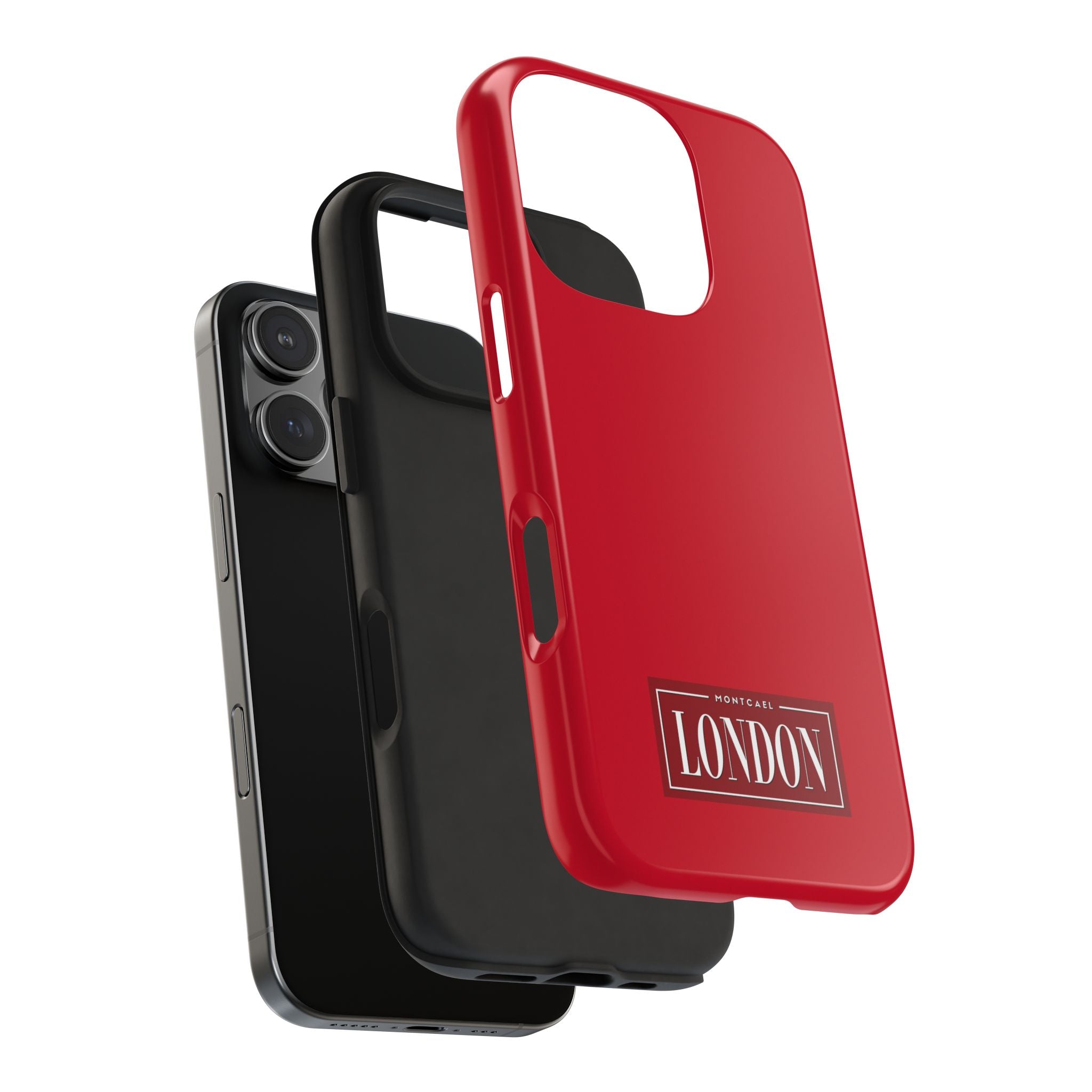 London City Tough Phone Case — Dark Red (Compatible with iPhone and Samsung only)
