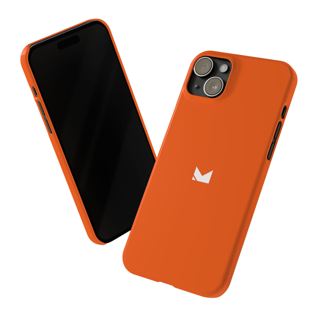 Orange — Slim Matte Protective Phone Case (Compatible with iPhone only)