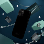 Black — Magnetic Impact-Resistant Phone Case — Slim Shockproof MagSafe-Compatible (Compatible with iPhone and Samsung only)