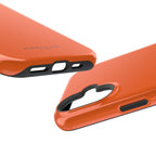 Orange — Magnetic Impact-Resistant Phone Case — Slim Shockproof MagSafe-Compatible (Compatible with iPhone and Samsung only)