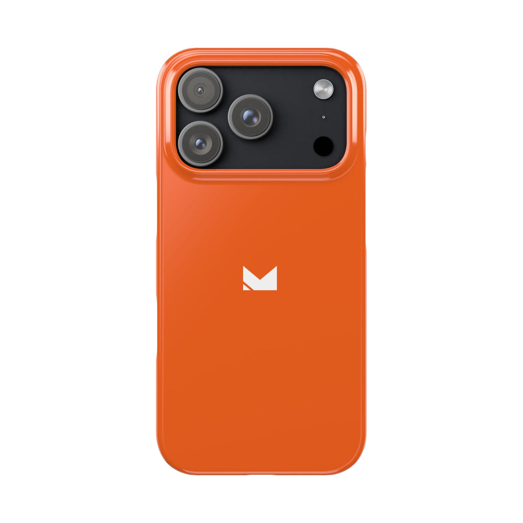 Orange — Slim Matte Protective Phone Case (Compatible with iPhone only)