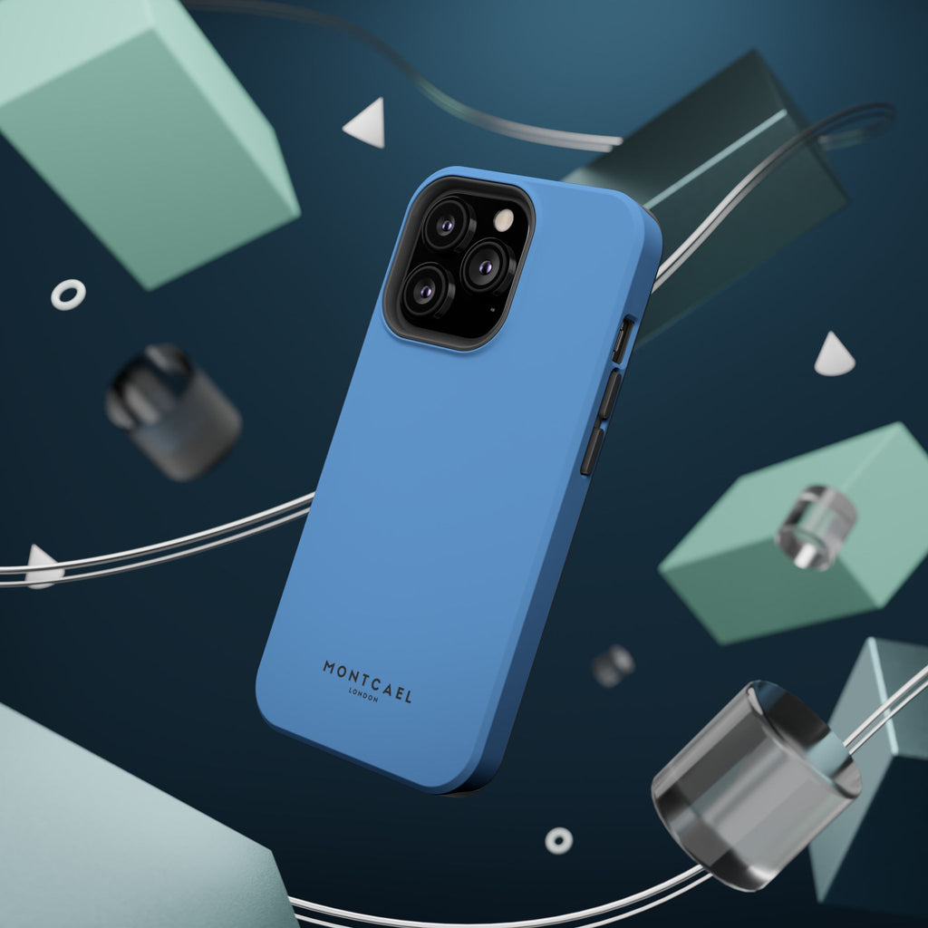 Light Blue — Magnetic Impact-Resistant Phone Case — Slim Shockproof MagSafe-Compatible (Compatible with iPhone and Samsung only)