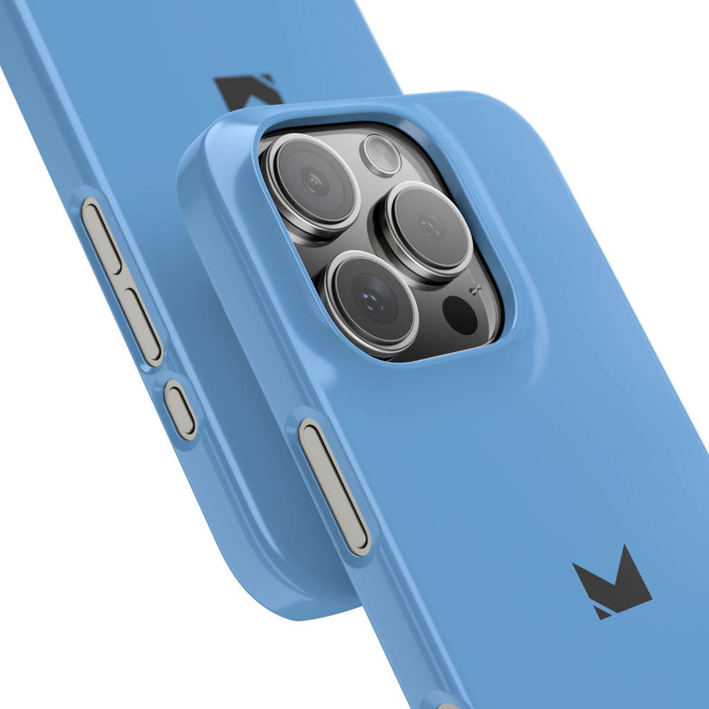 Light Blue — Slim Matte Protective Phone Case (Compatible with iPhone only)