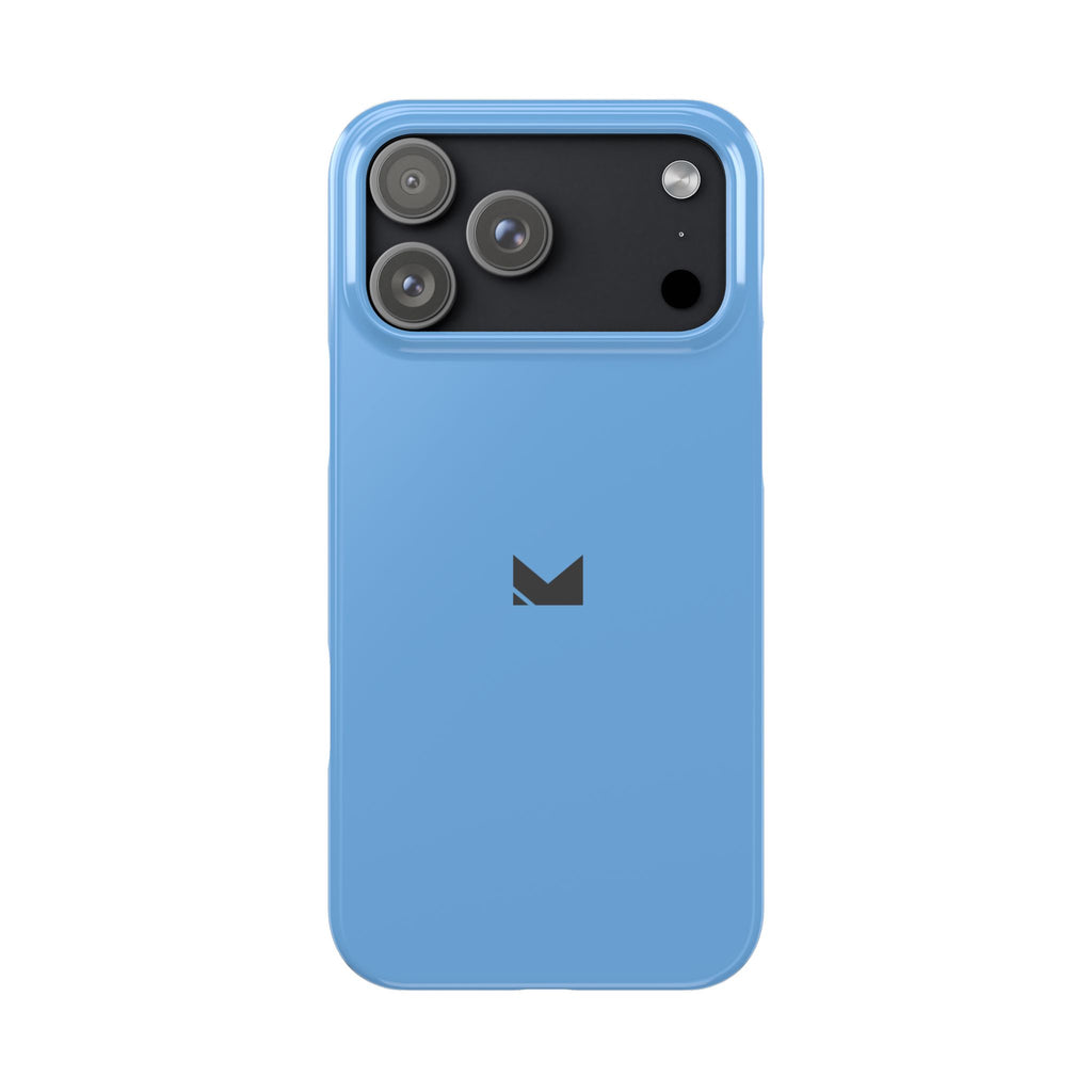 Light Blue — Slim Matte Protective Phone Case (Compatible with iPhone only)