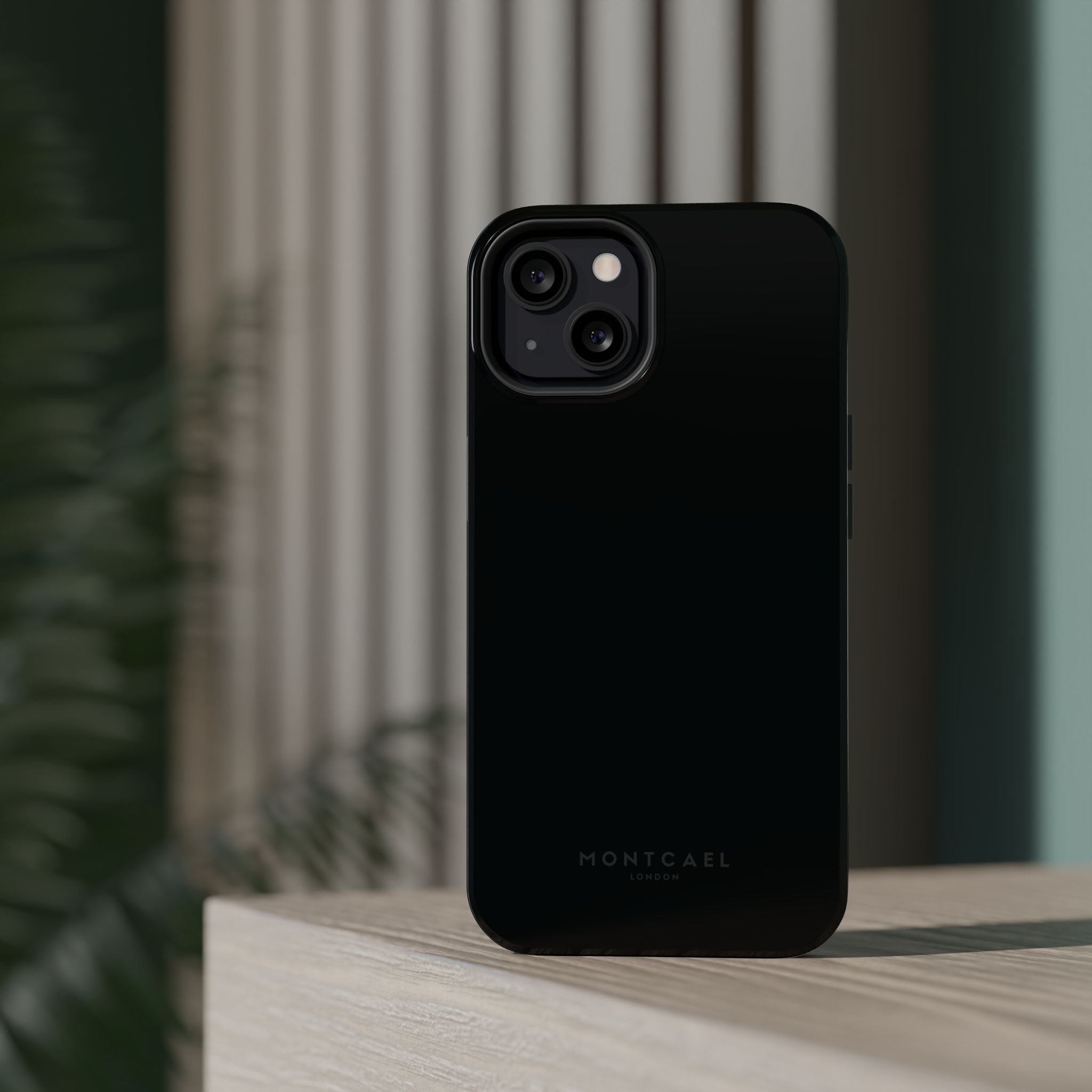 Black — Magnetic Impact-Resistant Phone Case — Slim Shockproof MagSafe-Compatible (Compatible with iPhone and Samsung only)