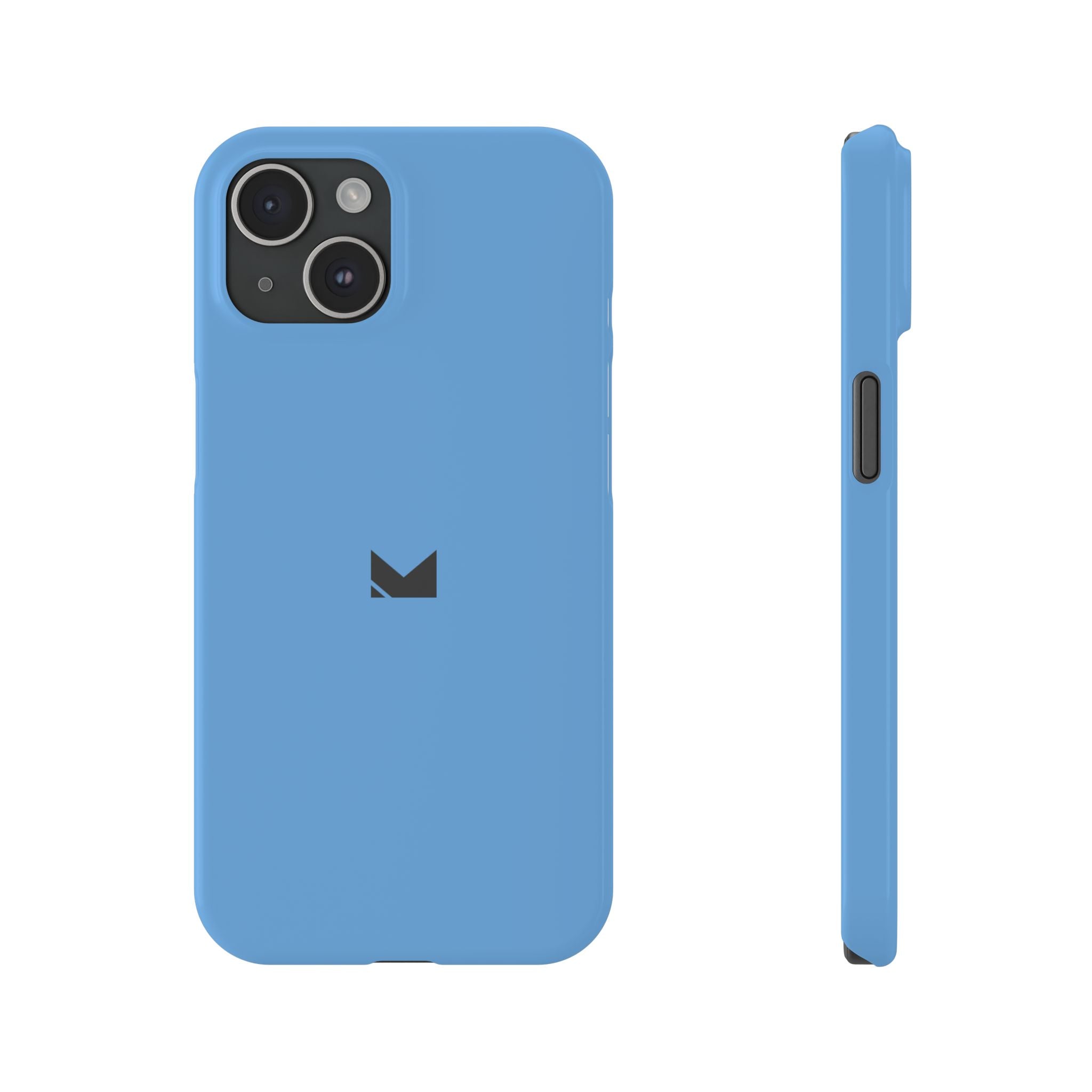 Light Blue — Slim Matte Protective Phone Case (Compatible with iPhone only)