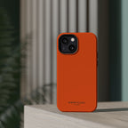 Orange — Magnetic Impact-Resistant Phone Case — Slim Shockproof MagSafe-Compatible (Compatible with iPhone and Samsung only)