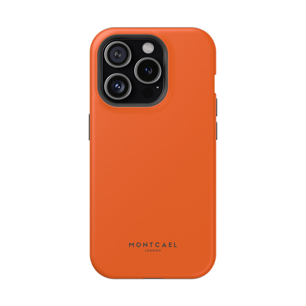 Orange — Magnetic Impact-Resistant Phone Case — Slim Shockproof MagSafe-Compatible (Compatible with iPhone and Samsung only)