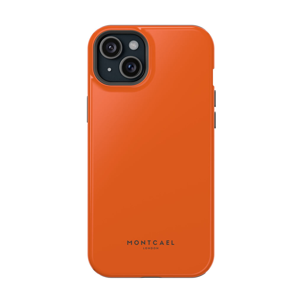 Orange — Magnetic Impact-Resistant Phone Case — Slim Shockproof MagSafe-Compatible (Compatible with iPhone and Samsung only)