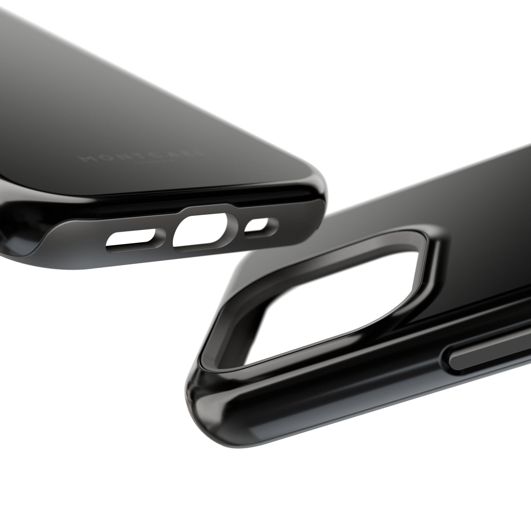 Black — Magnetic Impact-Resistant Phone Case — Slim Shockproof MagSafe-Compatible (Compatible with iPhone and Samsung only)