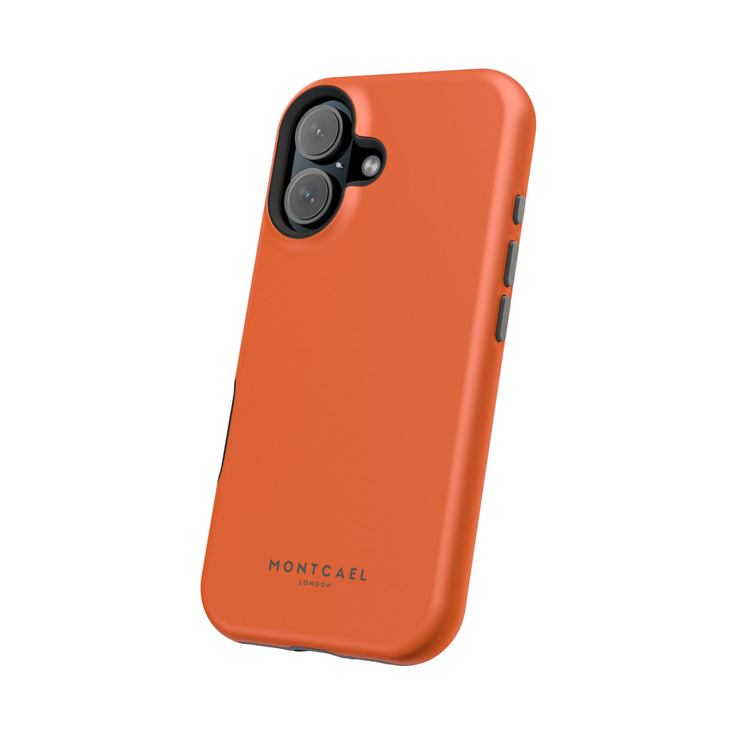 Orange — Magnetic Impact-Resistant Phone Case — Slim Shockproof MagSafe-Compatible (Compatible with iPhone and Samsung only)