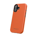 Orange — Magnetic Impact-Resistant Phone Case — Slim Shockproof MagSafe-Compatible (Compatible with iPhone and Samsung only)