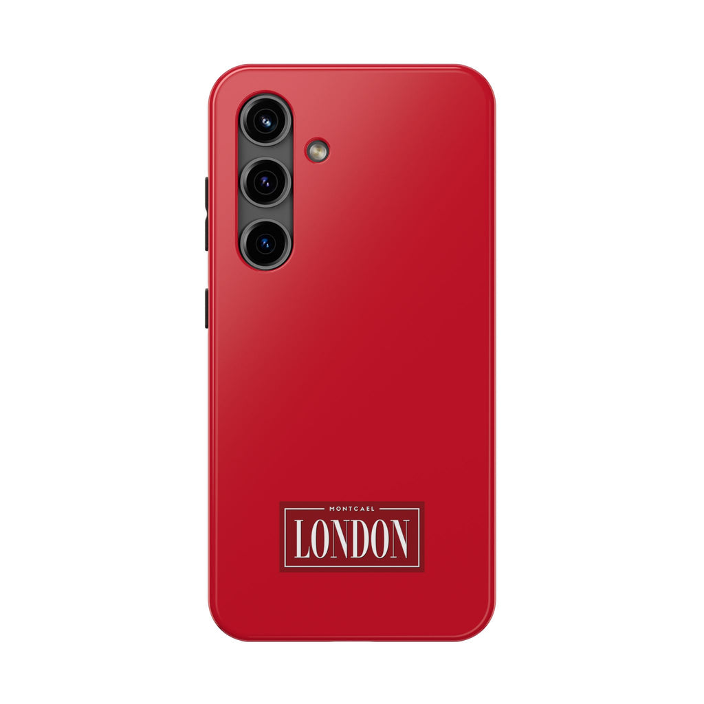 London City Tough Phone Case — Dark Red (Compatible with iPhone and Samsung only)