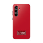 London City Tough Phone Case — Dark Red (Compatible with iPhone and Samsung only)