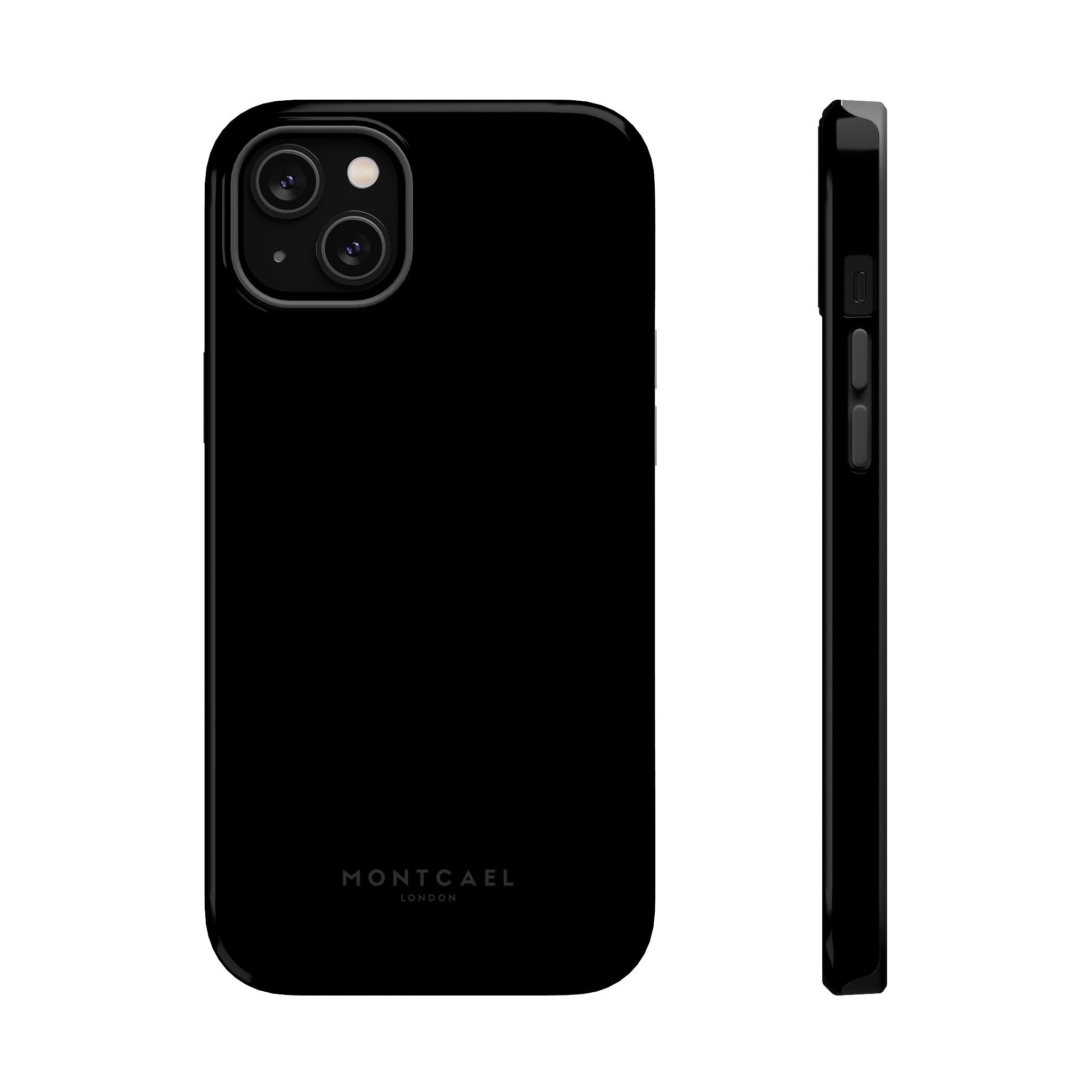 Black — Magnetic Impact-Resistant Phone Case — Slim Shockproof MagSafe-Compatible (Compatible with iPhone and Samsung only)