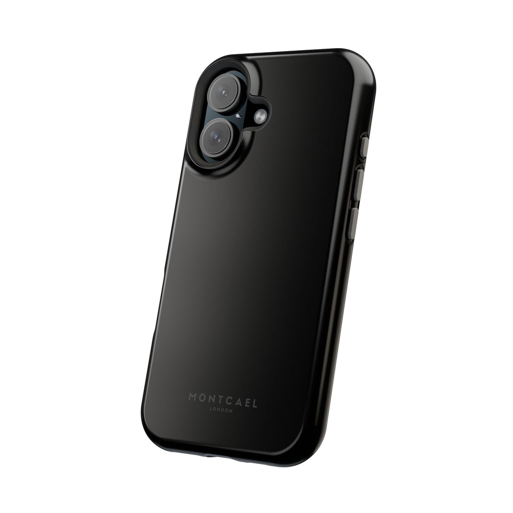 Black — Magnetic Impact-Resistant Phone Case — Slim Shockproof MagSafe-Compatible (Compatible with iPhone and Samsung only)