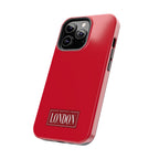 London City Tough Phone Case — Dark Red (Compatible with iPhone and Samsung only)