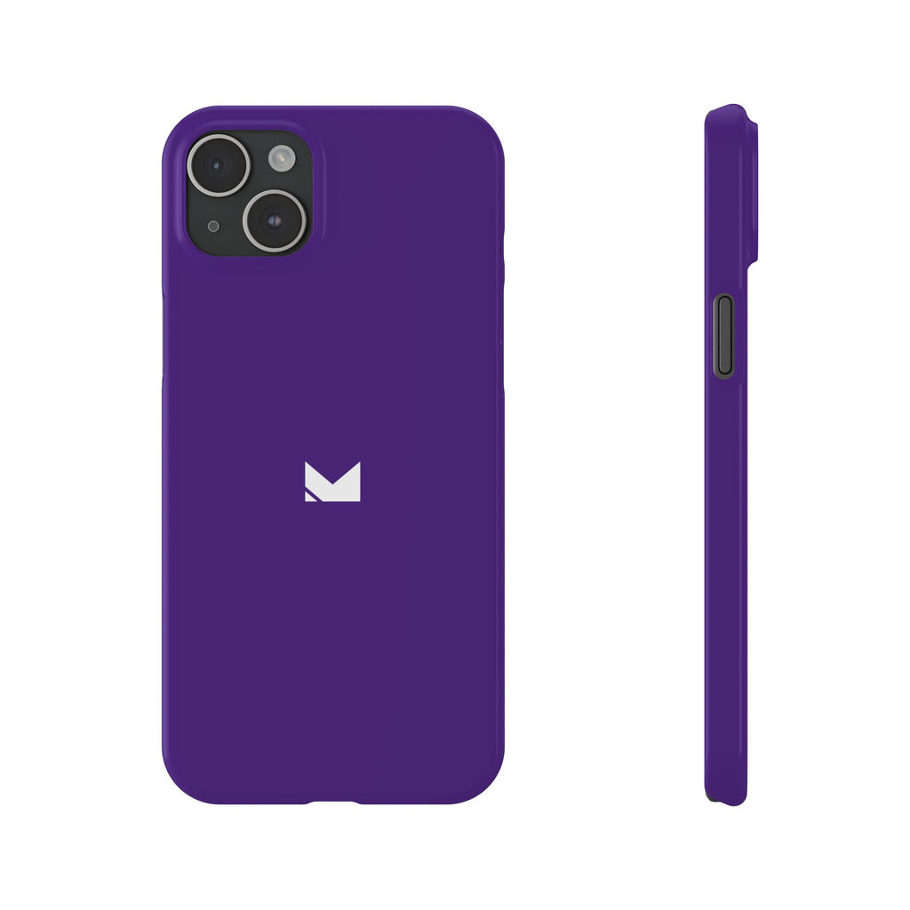 Purple — Slim Matte Protective Phone Case (Compatible with iPhone only)