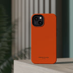 Orange — Magnetic Impact-Resistant Phone Case — Slim Shockproof MagSafe-Compatible (Compatible with iPhone and Samsung only)