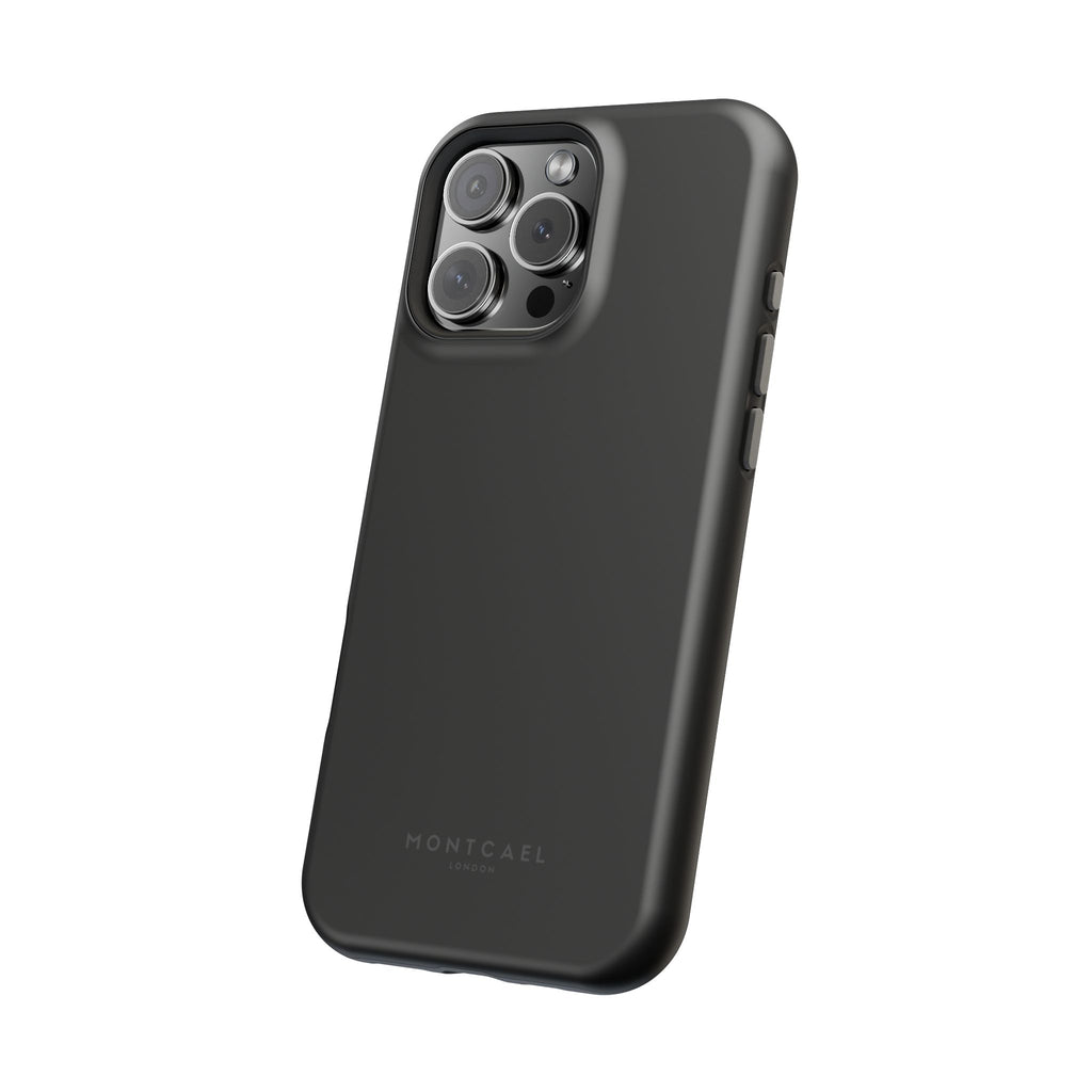 Black — Magnetic Impact-Resistant Phone Case — Slim Shockproof MagSafe-Compatible (Compatible with iPhone and Samsung only)
