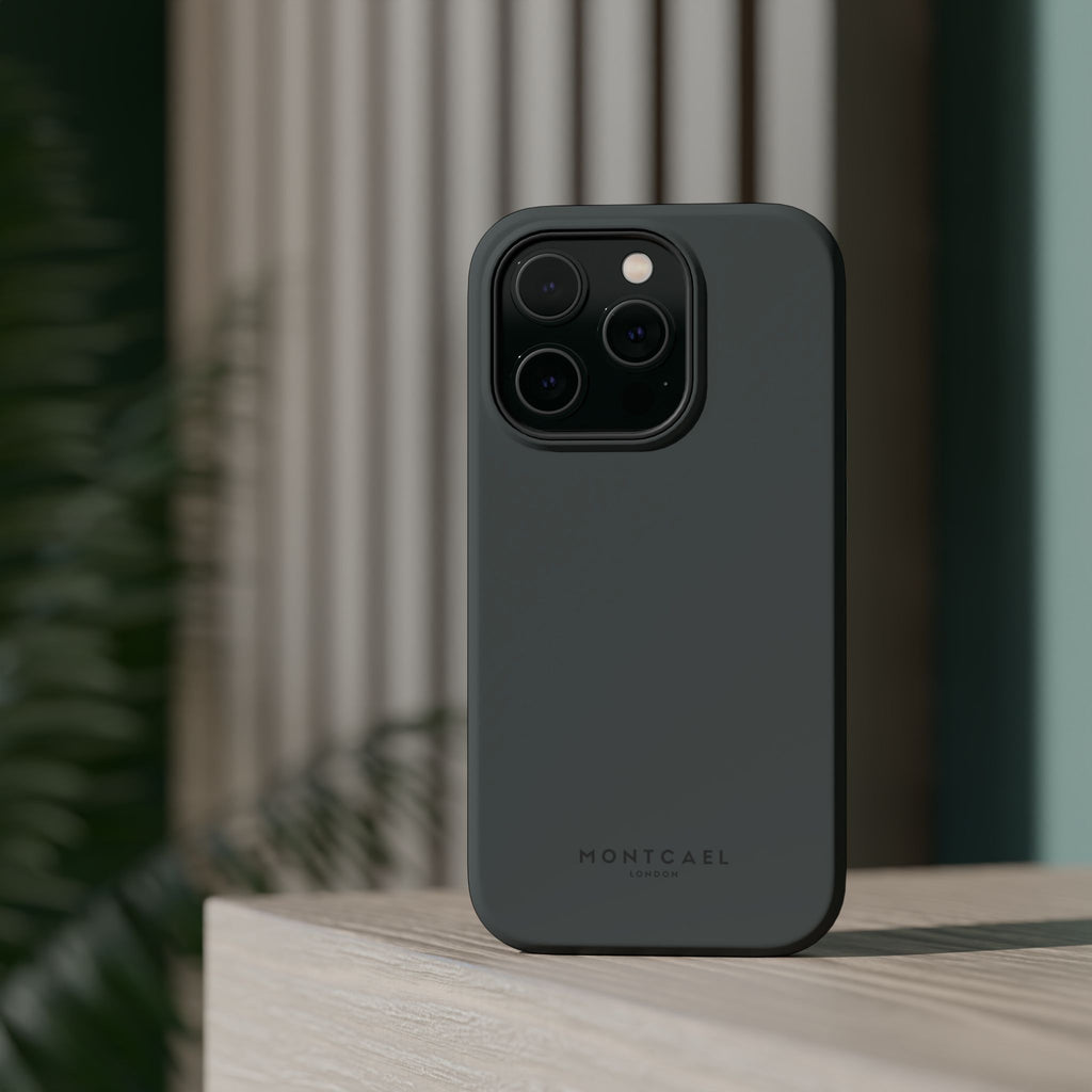 Dark Grey — Magnetic Impact-Resistant Phone Case — Slim Shockproof MagSafe-Compatible (Compatible with iPhone and Samsung only)