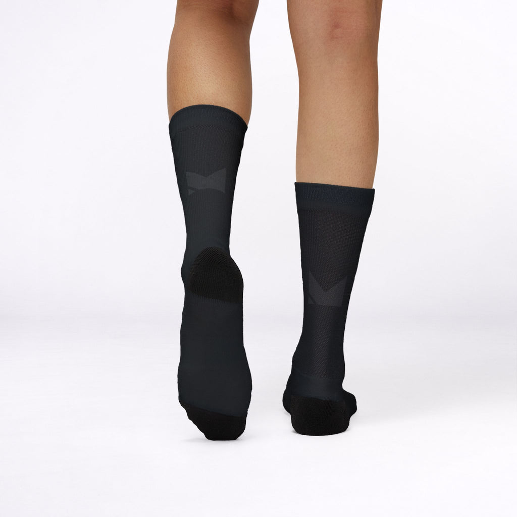 Classic 100% Cotton Black Socks