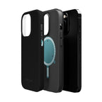 Black — Magnetic Impact-Resistant Phone Case — Slim Shockproof MagSafe-Compatible (Compatible with iPhone and Samsung only)