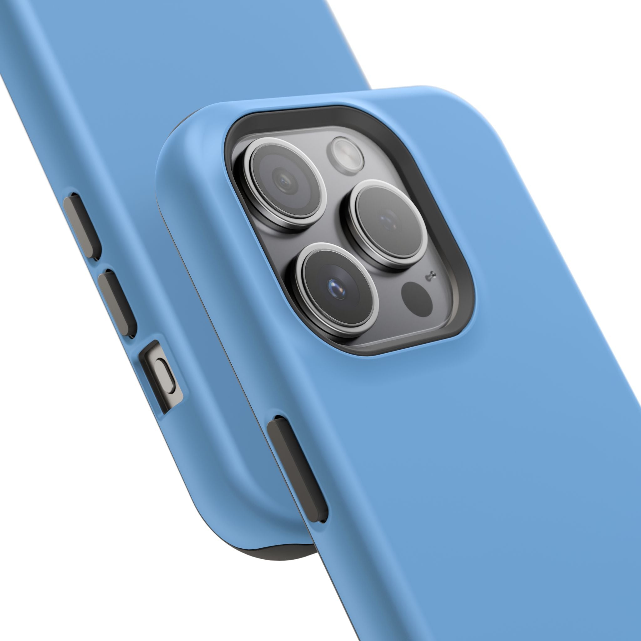 Light Blue — Magnetic Impact-Resistant Phone Case — Slim Shockproof MagSafe-Compatible (Compatible with iPhone and Samsung only)