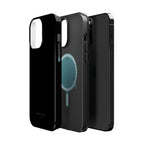 Black — Magnetic Impact-Resistant Phone Case — Slim Shockproof MagSafe-Compatible (Compatible with iPhone and Samsung only)